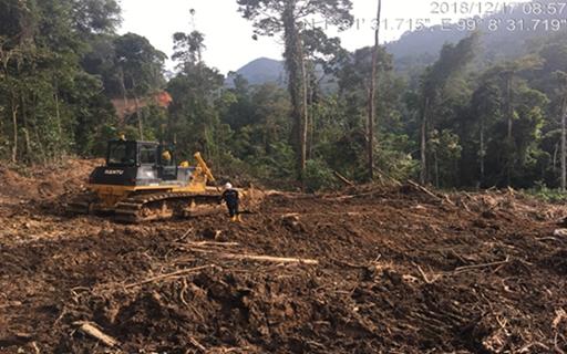 3號洞生活營地與引水隧洞拌和系統場地平整